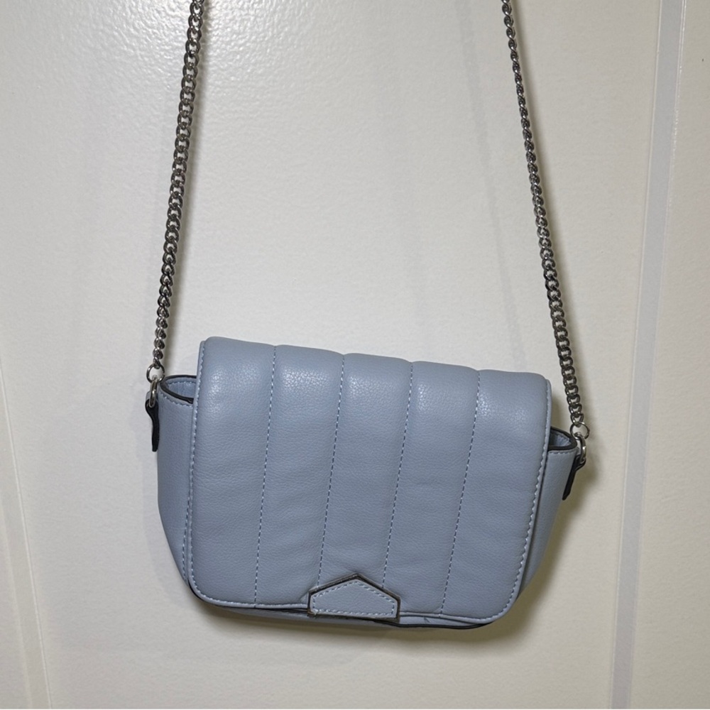 Zara blue chain Crossbody Bag